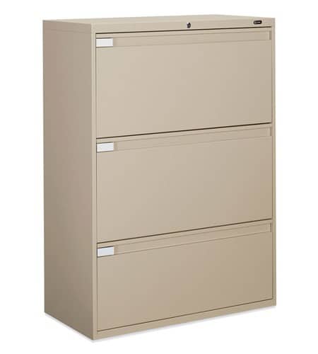 36″ Wide 3 Drawer Lateral File 36w x 18d x 40.5h office storage