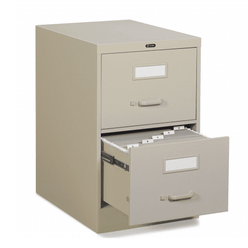25D 2 Drawer Vertical File - Letter, File Cabinet
