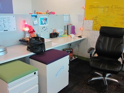 open-style desking