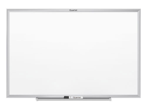 Classic Magnetic Porcelain Whiteboard with silver frame
