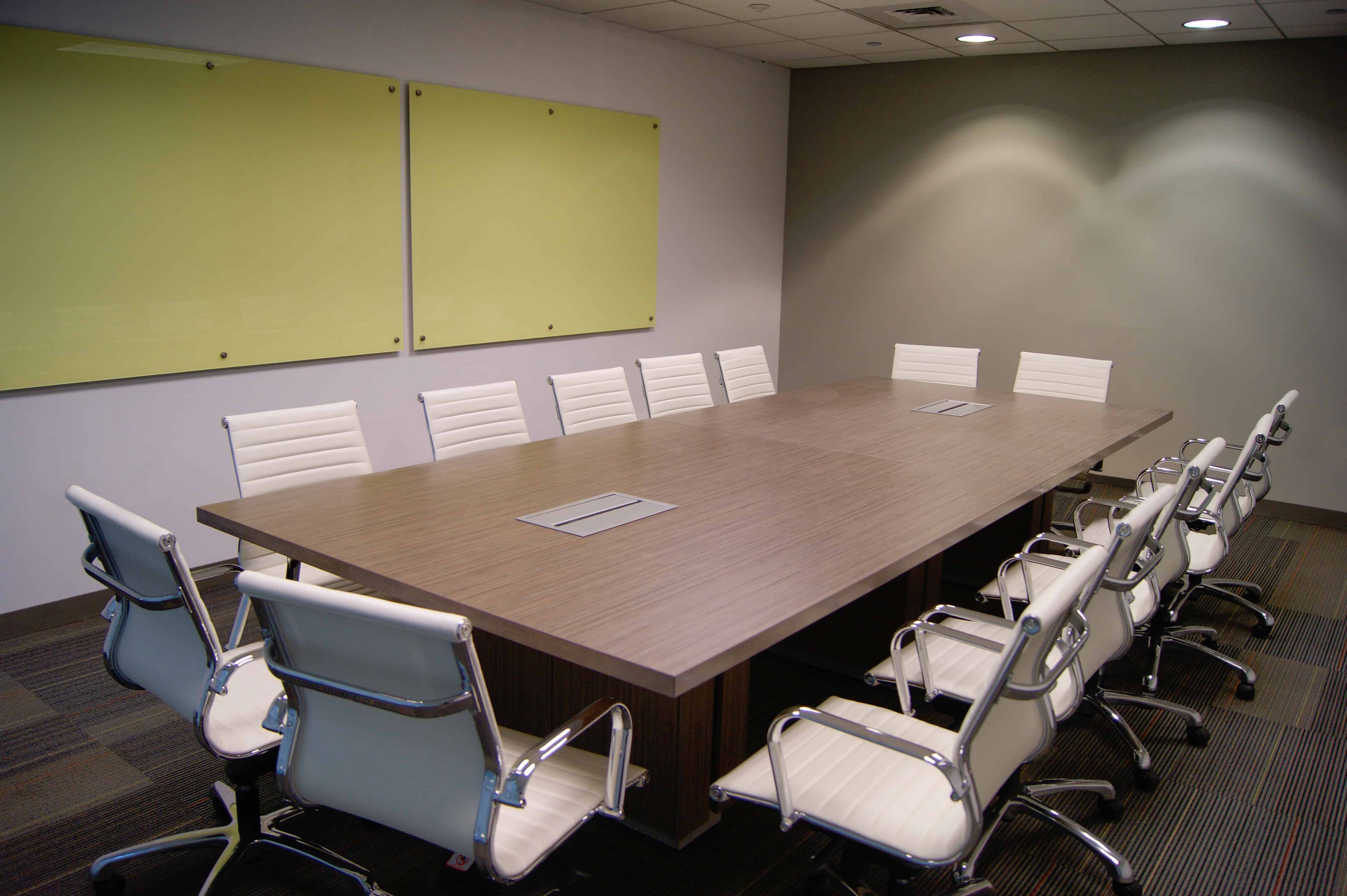 conference table, conference room chairs
