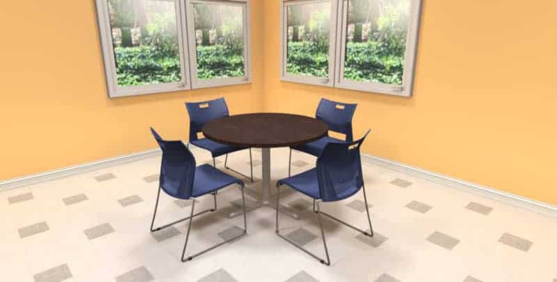 Office Cafeteria Furniture Employee Lunchroom Tables