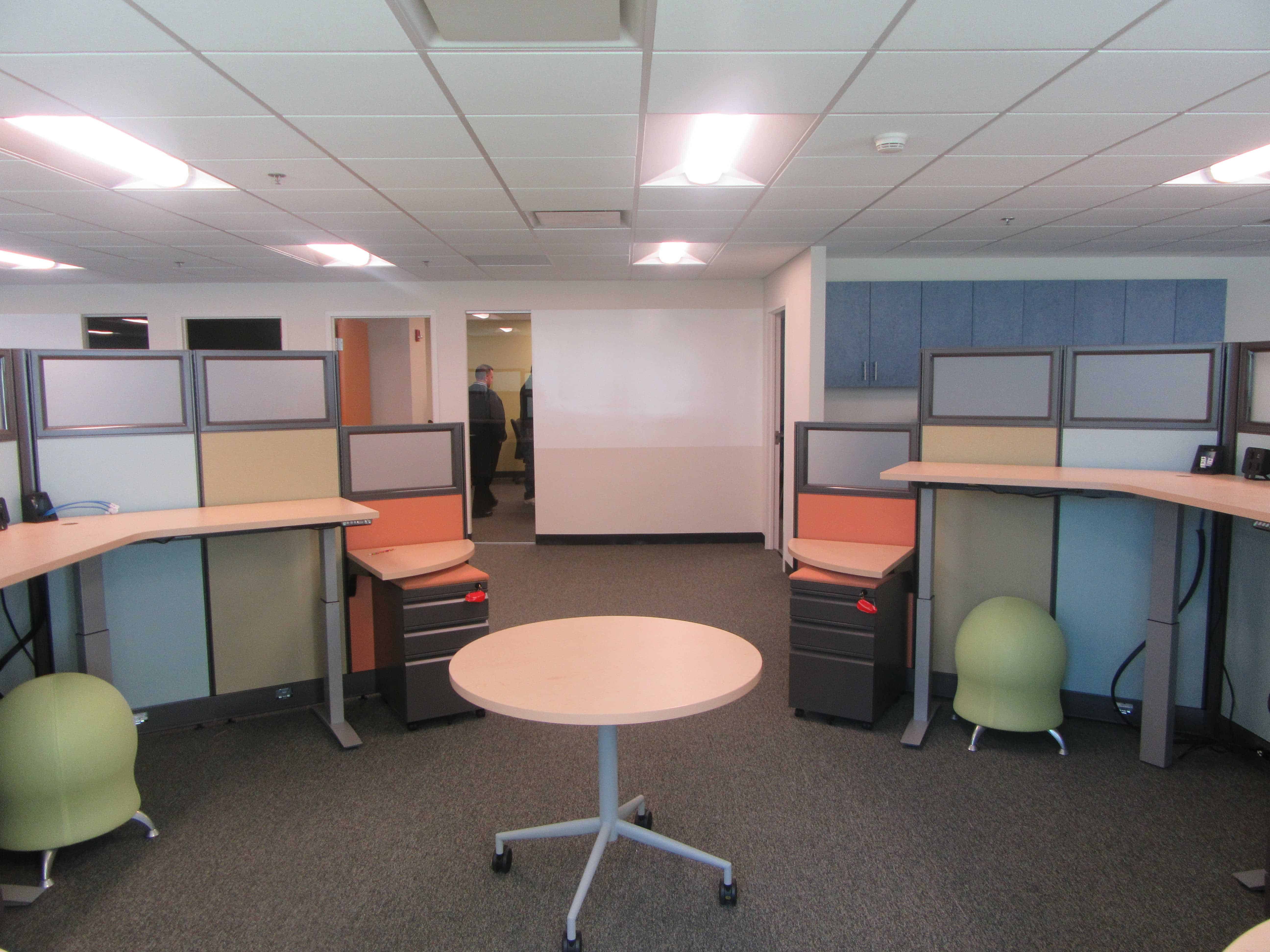 office cubicles, Boston, MA