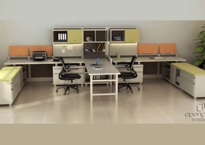 Open Style Cubicle Workstations