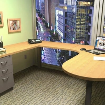 D Shaped U Desk 1