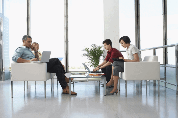 People in waiting room