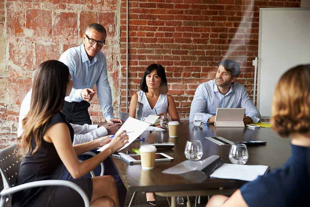 Ideal workplace space design in new merged office