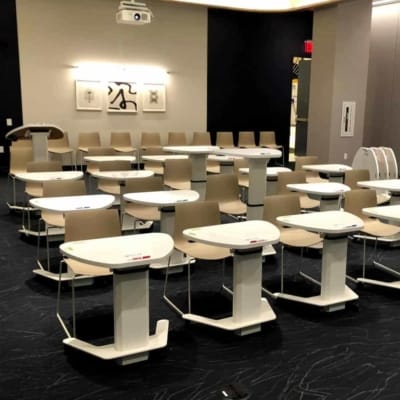 HAT Contract Height adjustable training room tables