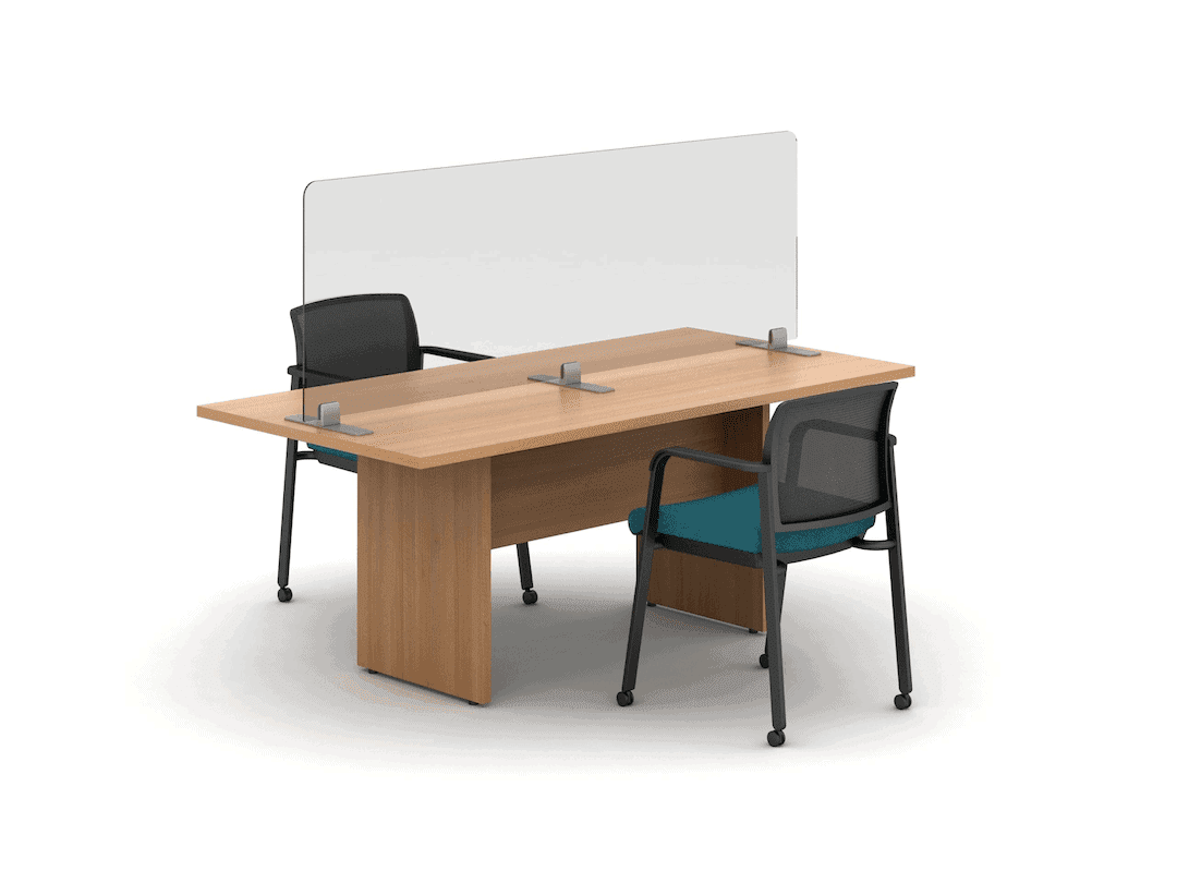 freestanding desk divider for desk or table