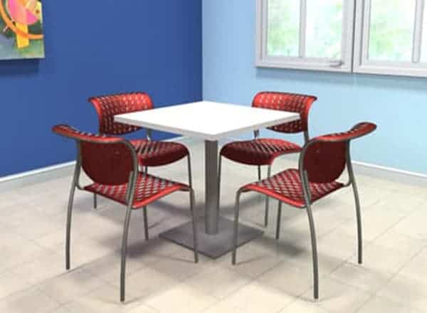 office cafeteria tables and chairs