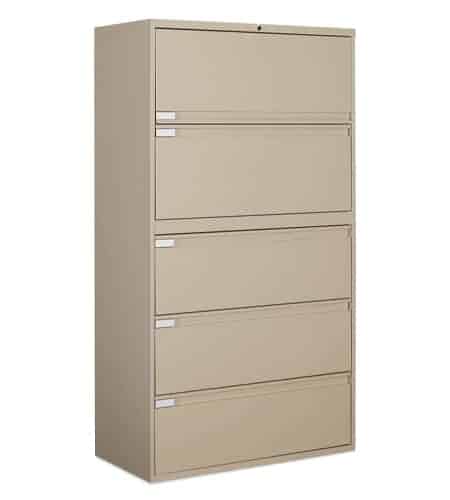 5 drawer lateral file 36W