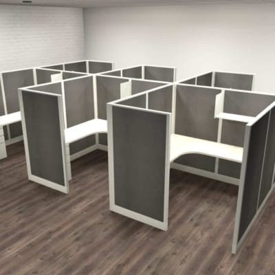 6x6 Modern Office Cubicle Pack