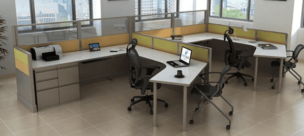 Low wall cubicles