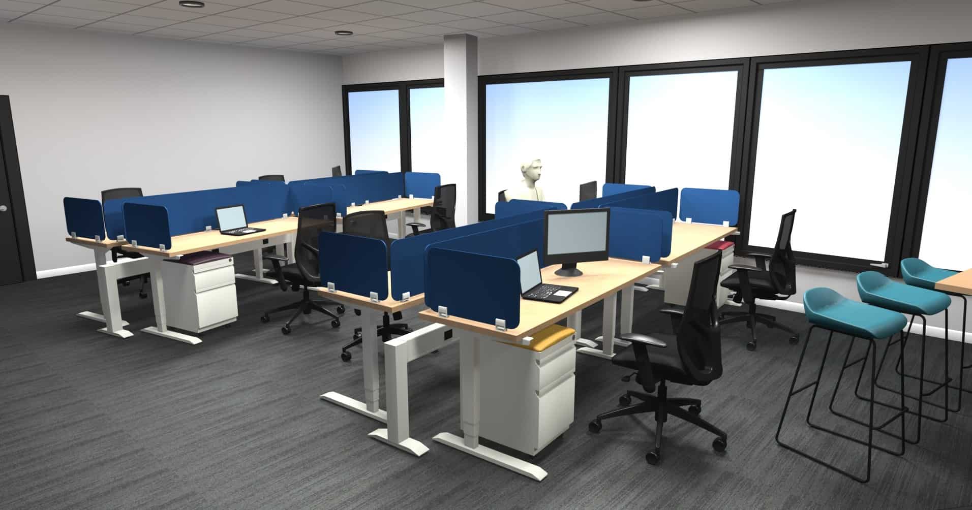 height adjustable workstations