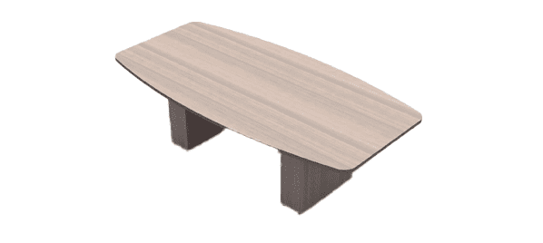 Boat shaped conference room table