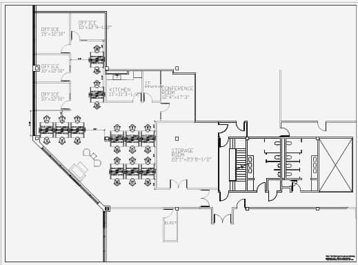 Modern Office E Design Layout