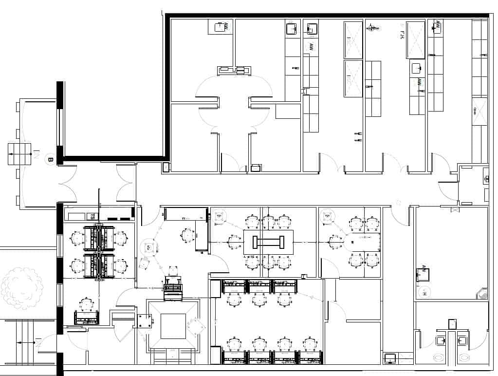 office design drawing