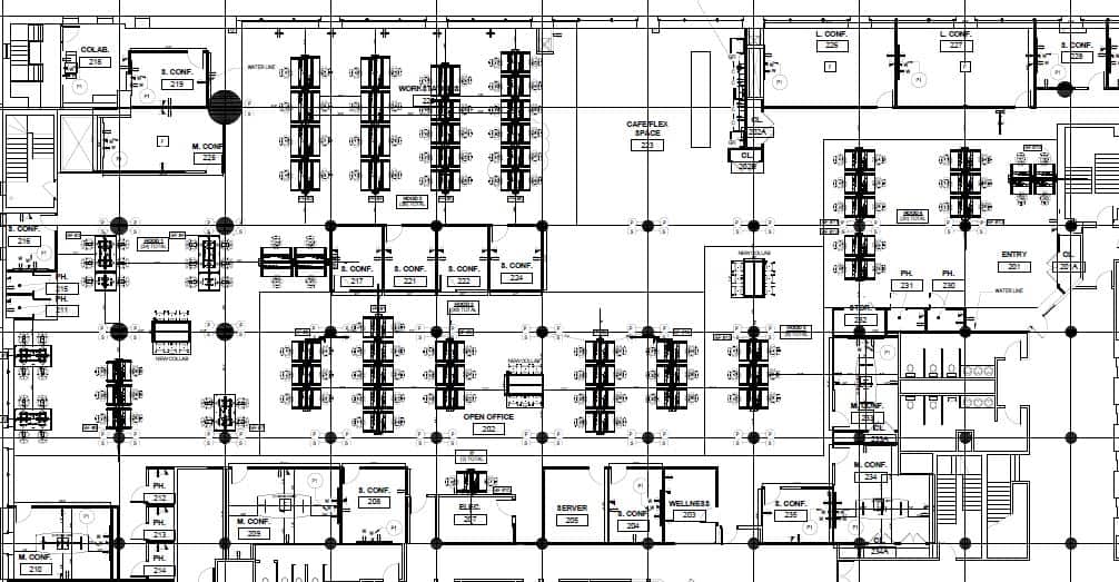 hybrid office design