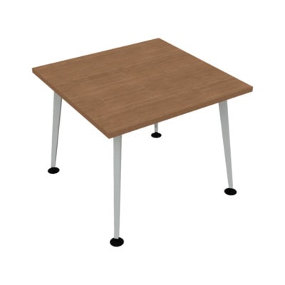 Partsco Square table with tapered legs